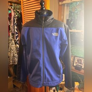 The North Face Royal Blue and Charcoal Jacket